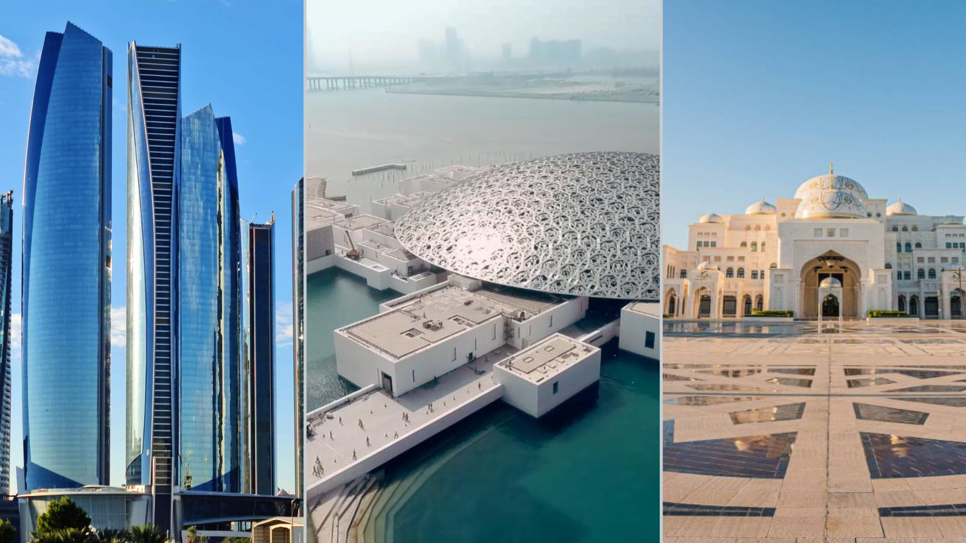 Abu Dhabi City Tour with Louvre Museum and Qasr Al Watan