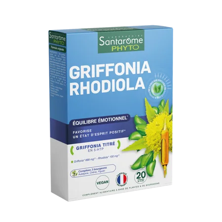 Griffonia Rhodiola - Stress & Anxiété