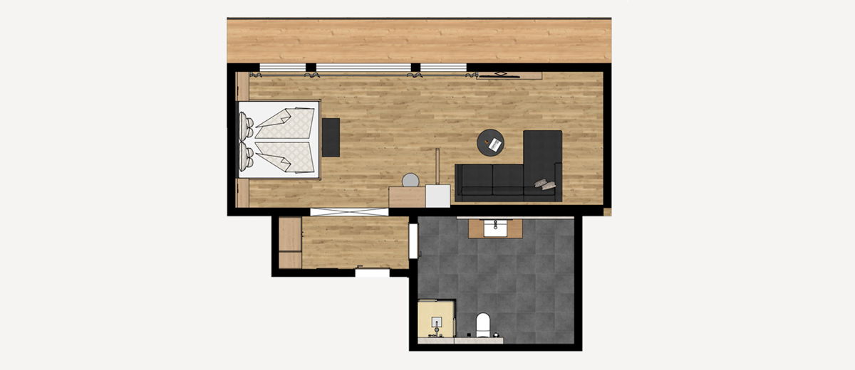 Freiraum 1 mit Balkon