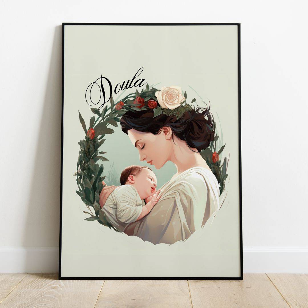 DOULA Wall Art Illustration – Digital Nax