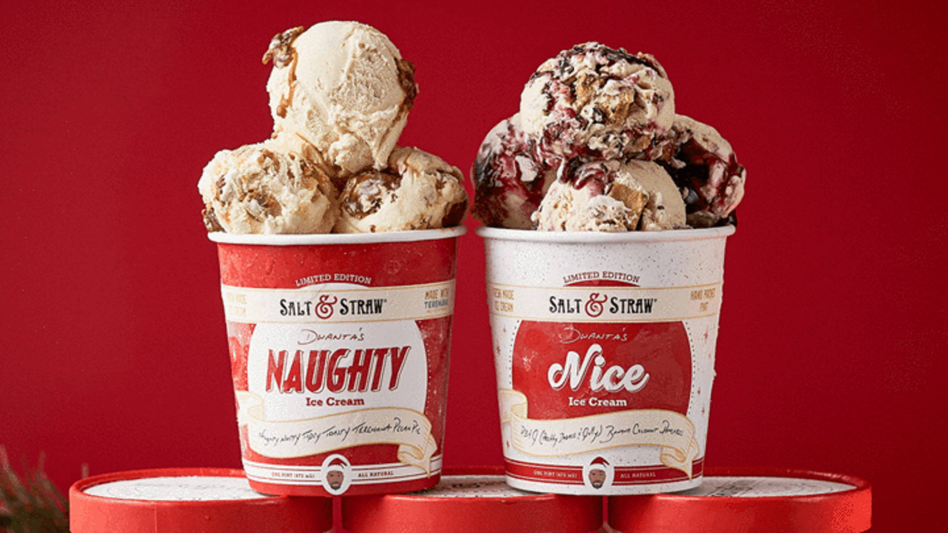 Featured image for The Rock and Salt & Straw Collaborate On a Deliciously Festive Holiday Pack Named “Dwanta Claus”
