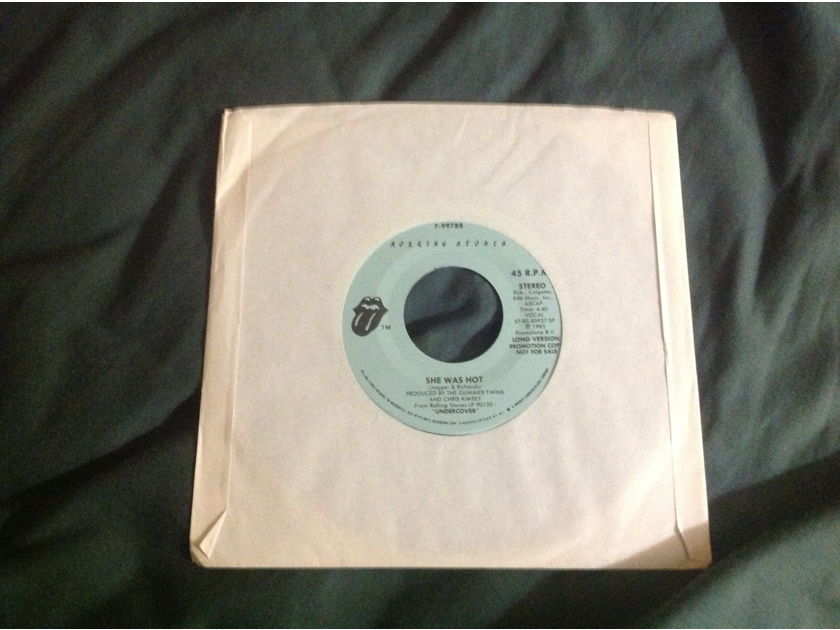 Rolling Stones - She Was Hot Rolling Stones Records Promo 45 Single Long/Short Version NM