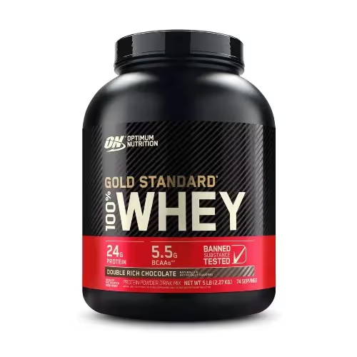 Optimum Nutrition Gold Standard 100% Whey Protein Powder - Double Rich Chocolate