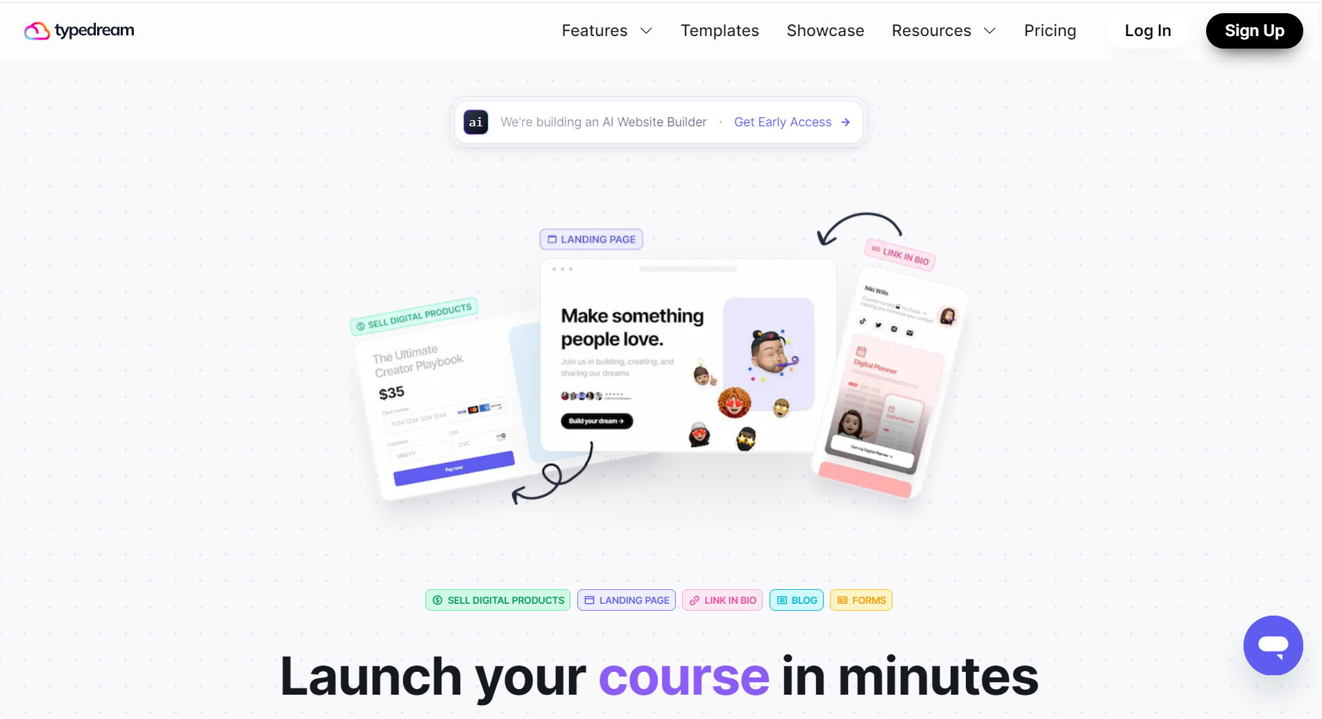 Typedream: AI Website Builder