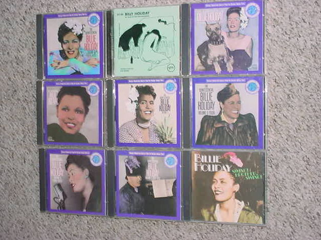 Billie Holiday cd lot of 9 cd's - columbia jazz masterp...