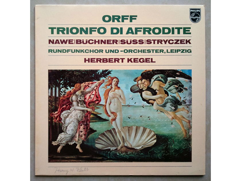 Philips/Carl Orff - Trionfo di Afrodite / Herbert Kegel, conductor / NM