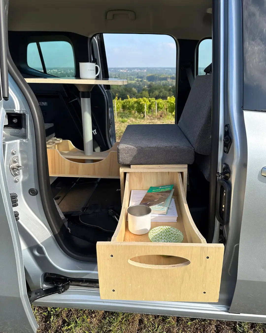 aménager renault kangoo pour dormir