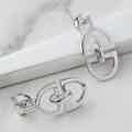 Handmade sterling silver earrings UK - Pobjoy