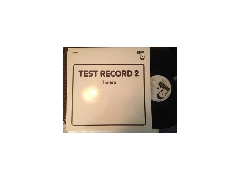 Opus 3 Records - Test Record 2 Timbre