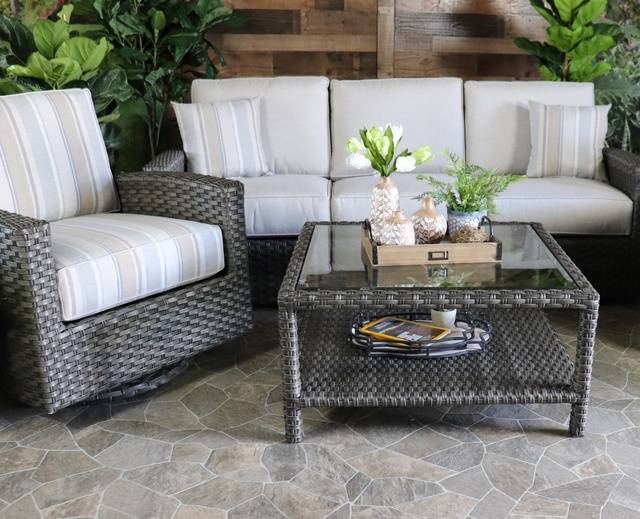 Erwin and Sons Biscayne Outdoor All Weather Wicker Patio Seating