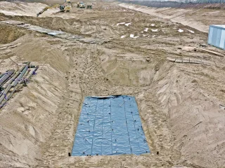  Przygotowanie do wykonanaia wylewki z chudego betonu pod fundament przęsłą obiektu WD-9 w km 8+660
