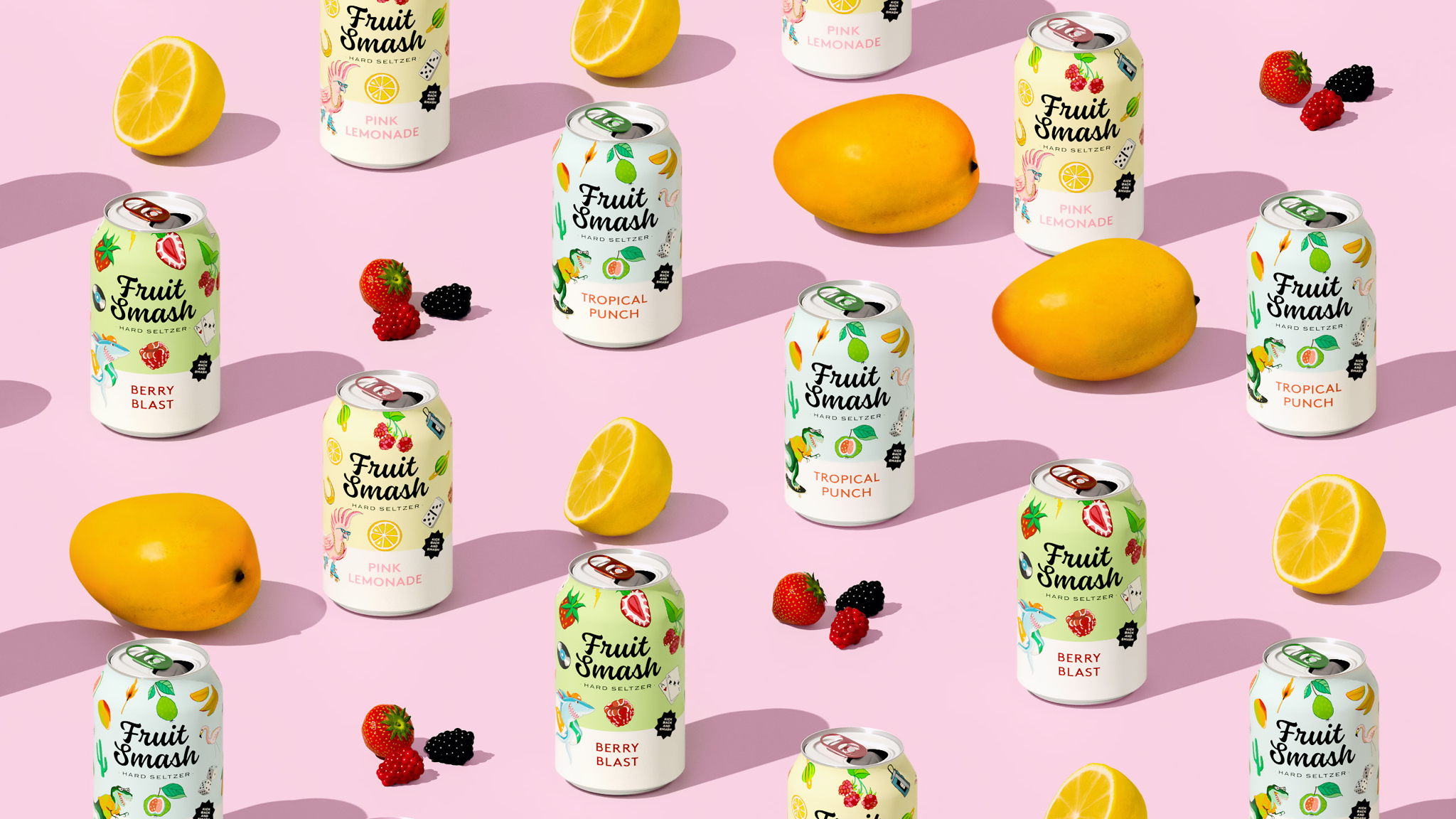 Fruit Smash Hard Seltzer's Irreverent Packaging Is Making Waves