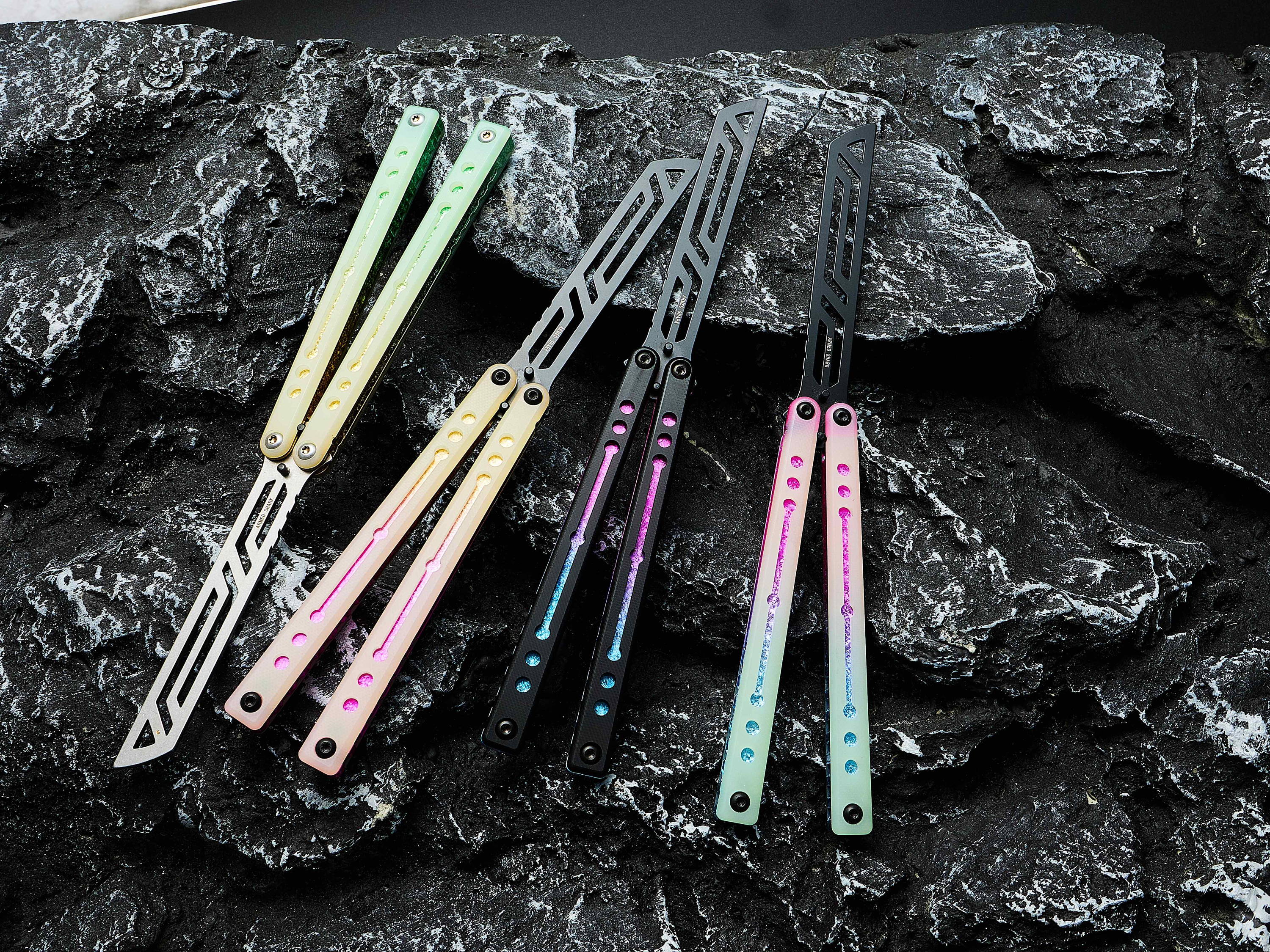 Armed Shark Nautilus V2 7075 Balisong 训练器蝴蝶刀