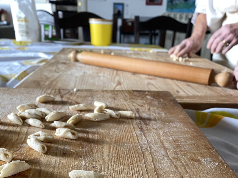 Cooking classes Modica: Fresh pasta with produce from the garden