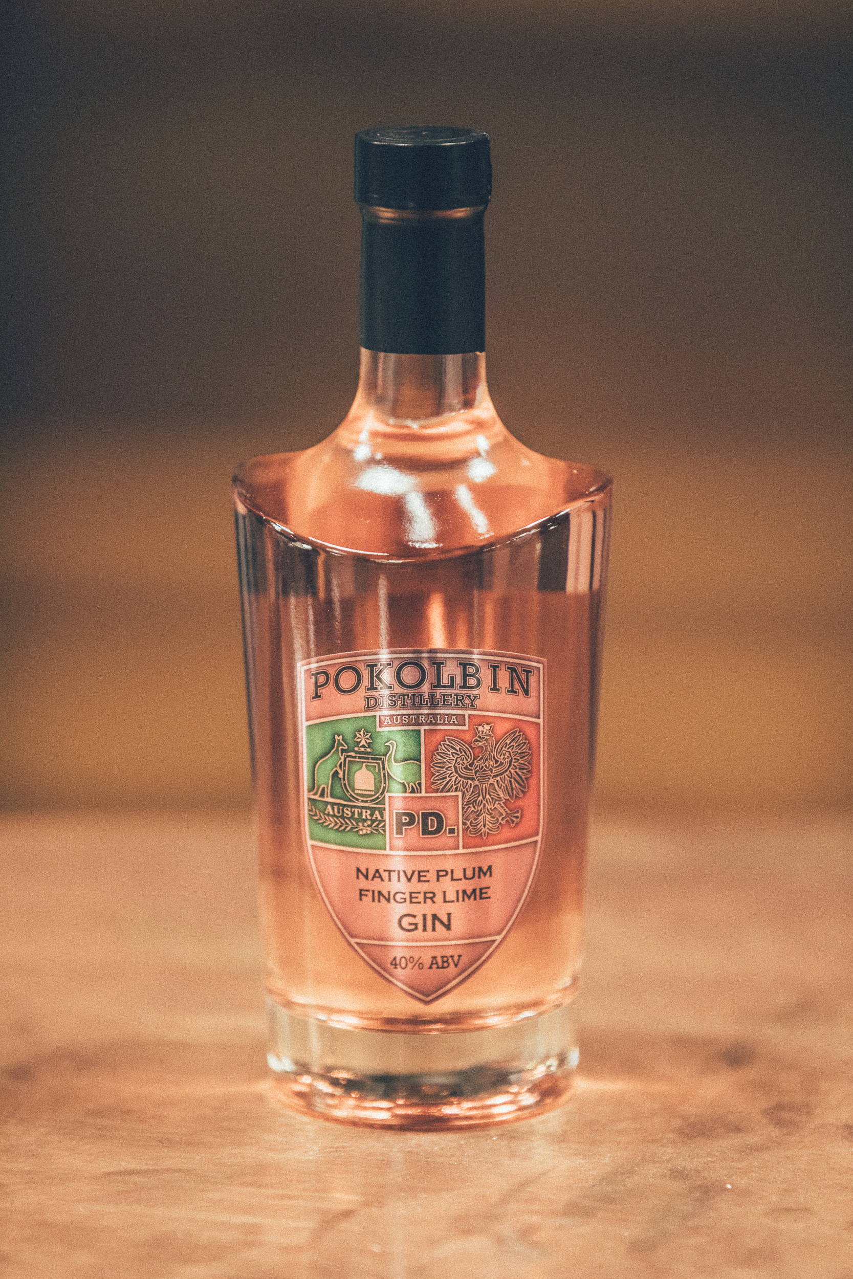 Bottle of Plum Gin