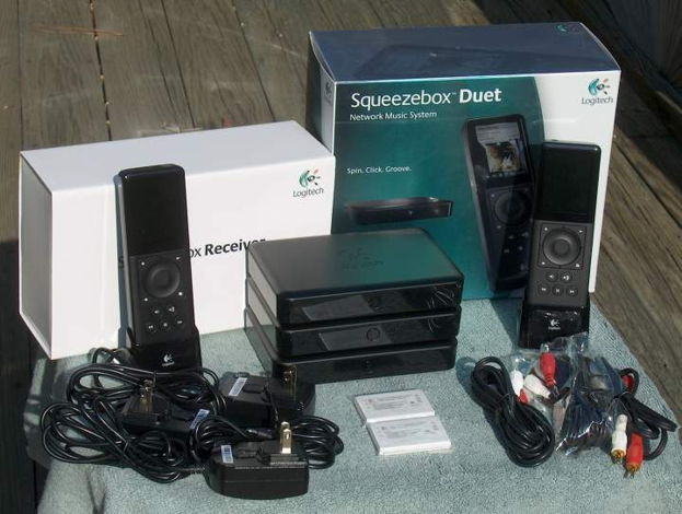 Logitech Squeezebox Duets (2-1/2 of 'em). Two controlle...