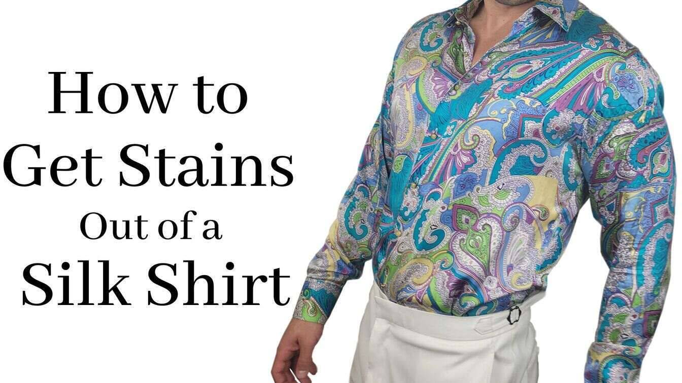 how to get stains out of a silk shirt header image