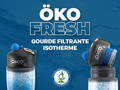 Isolierte Trinkflasche mit Filter ÖKO Fresh