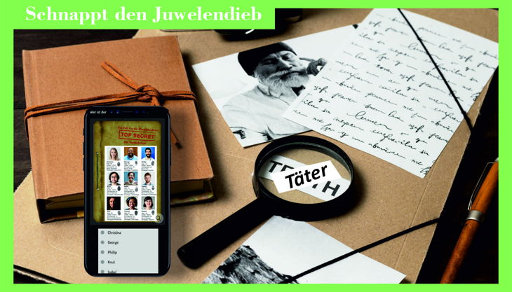 werbung qr schnitzljagd juwelendieb