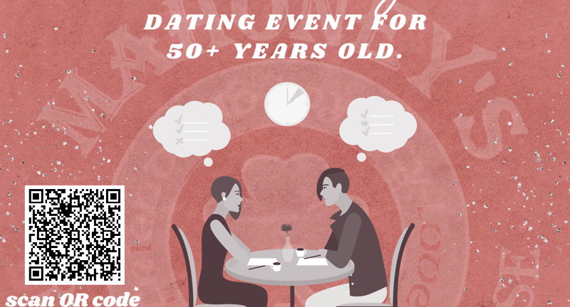 Speed Dating event for 50+