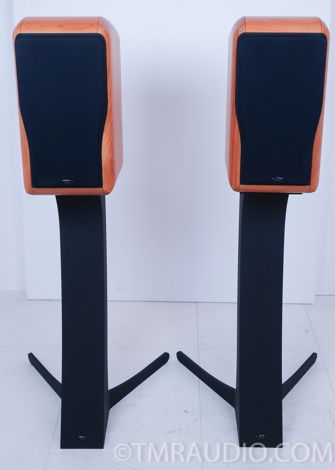 Chario  Sonnet Speakers;  Mint Cherry Pair w/ Stands(8240)