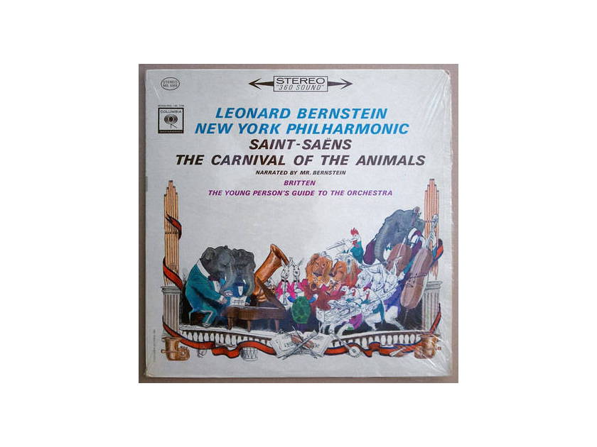Columbia 2-eye/Bernstein/ Saint-Seans - The Carnival of the Animals,  Britten: The Young Person's Guide to the Orchestra