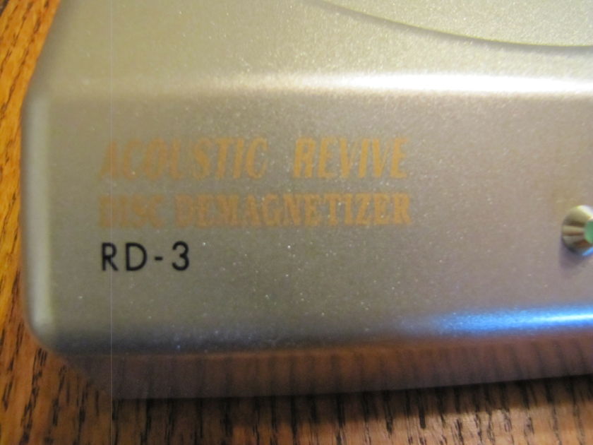 Acoustic Revive RD-3 Acoustic Revive Disk Demagnitizer In Mint Condition