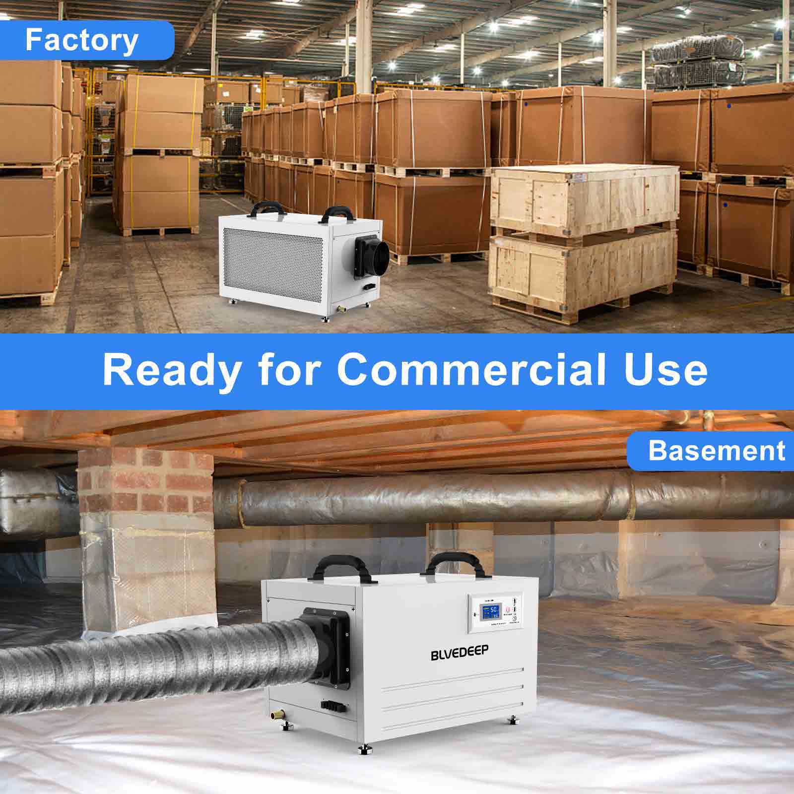 BLVEDEEP145PPDCommercialDehumidifierwithPumpandDrainHousefactory