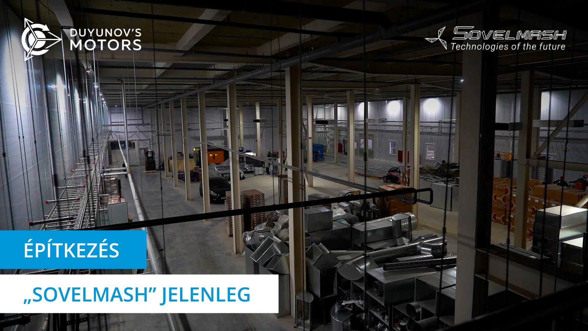 Az első hajtások a „Sovelmashnál": videós séta az építkezésen