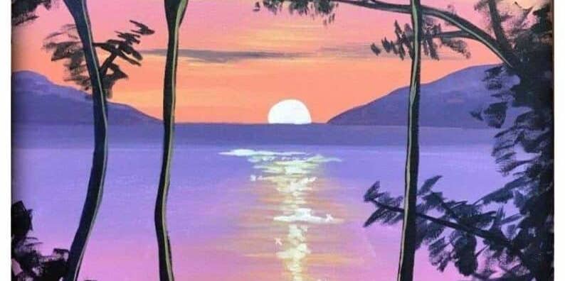 Serene Sunset - Painting Class promotional image