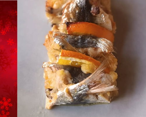 Cooking classes Bagheria: Online Course: Taste Christmas with sarde a beccafico
