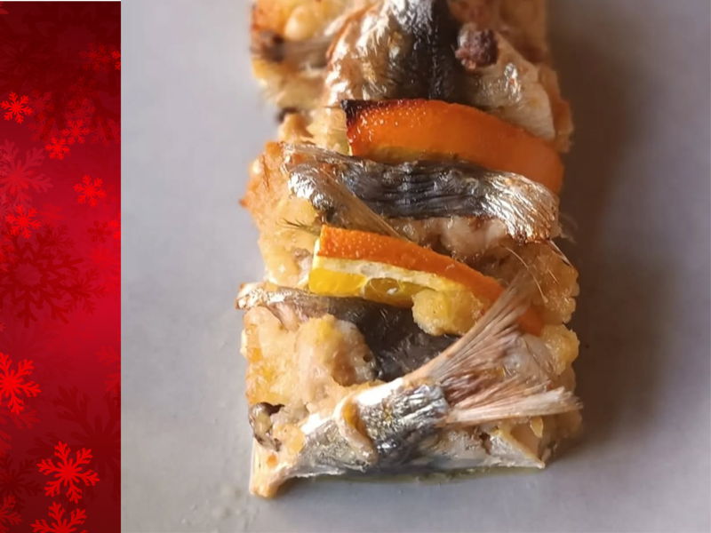 Cours de cuisine Bagheria: Cours en ligne : savoure Noël avec les sarde a beccafico