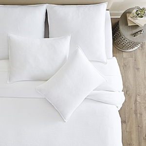 Signature Diamond Matelasse Coverlet & Year Round Comfort Cotton