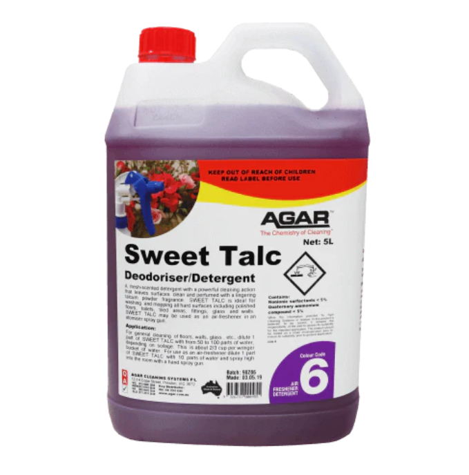Agar Sweet Talc - Air Freshener Odor Control 5L