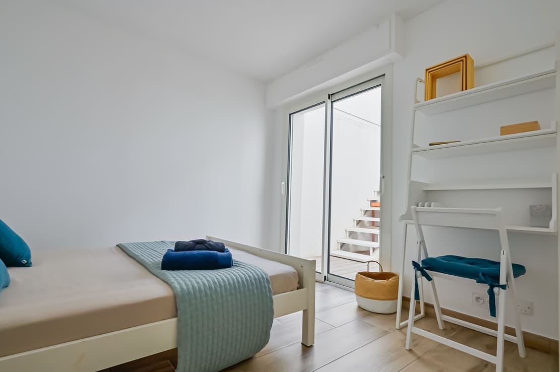 Chambre Vue Patio & Mer