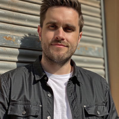 Photo generated by Secta Labs in style of Street Portraits with Metal Door Vibe