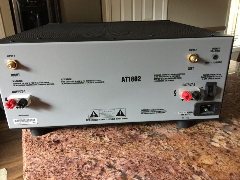 ATI AT1800/1802 Stereo Amplifier - SWEET!