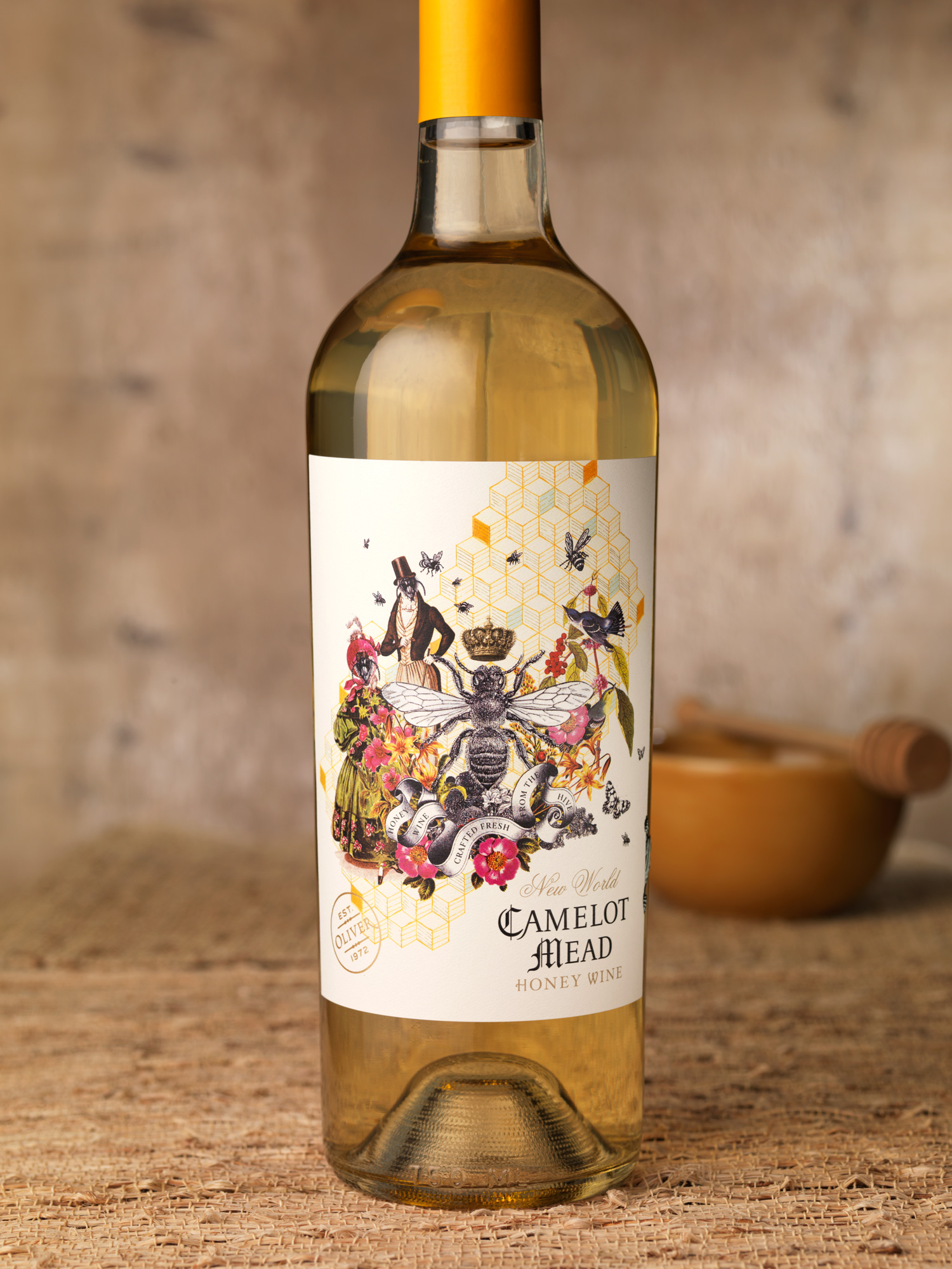 The Unique Collage of Camelot Mead Honey Wine
