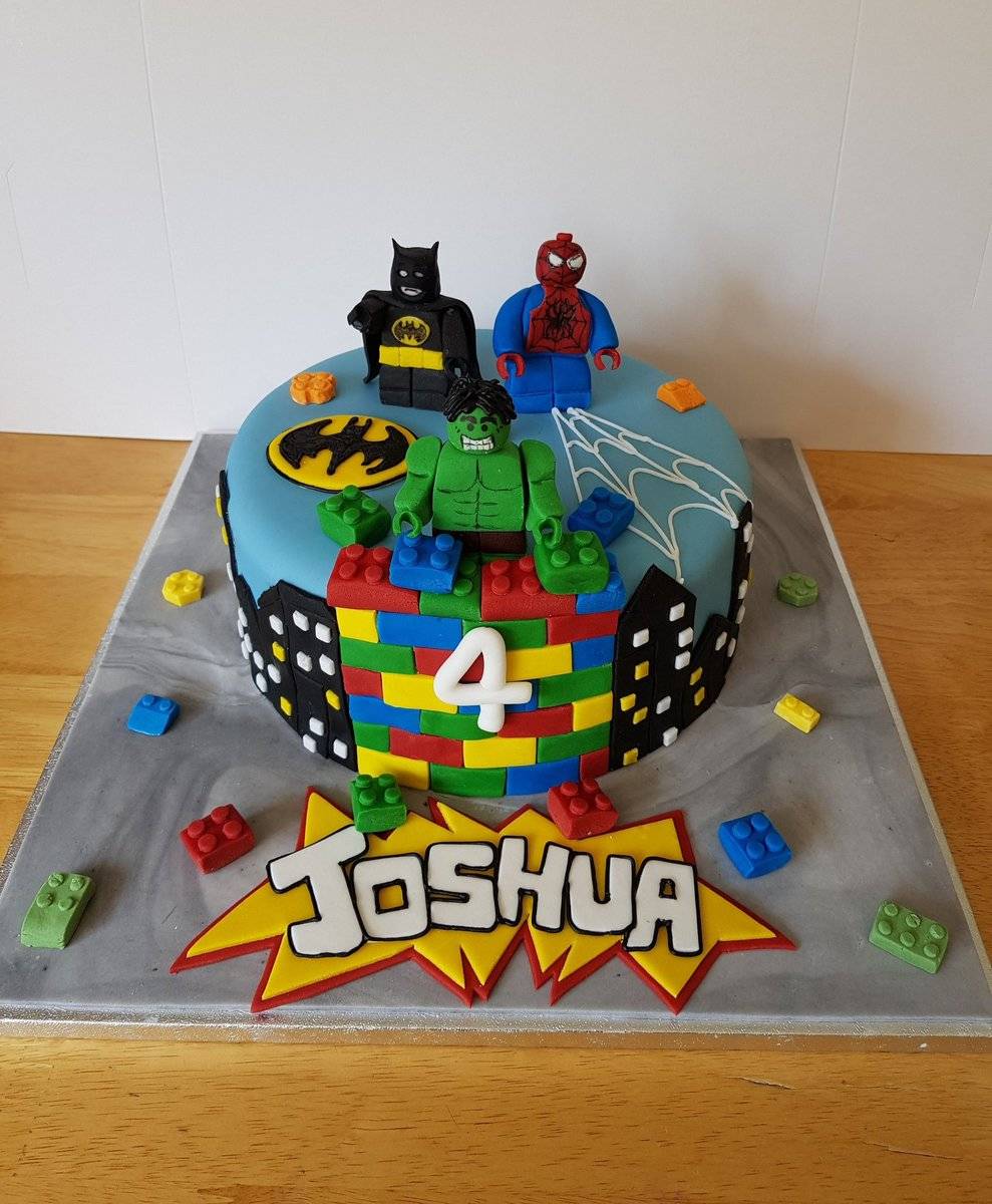 lego movie cake