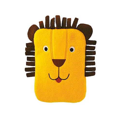 Mini Bouillotte housse molleton - Lion