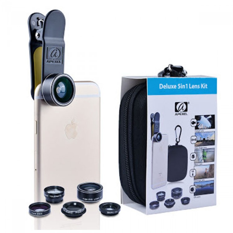 Apexel 5 in1 Smart Lens Kit