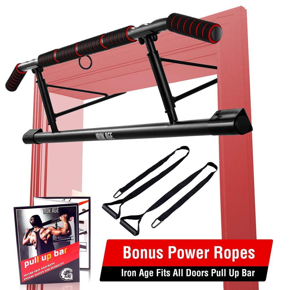 Yes4All Wall Mount Chin Up Bar - Heavy Duty vs Iron Age Angled Grip