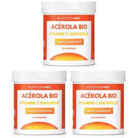 Bio-Acerola-Tabletten - 3er Pack