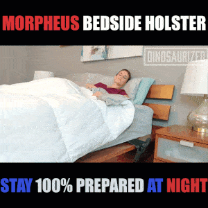 bed holster, morpheus bed holster, bedside holster
