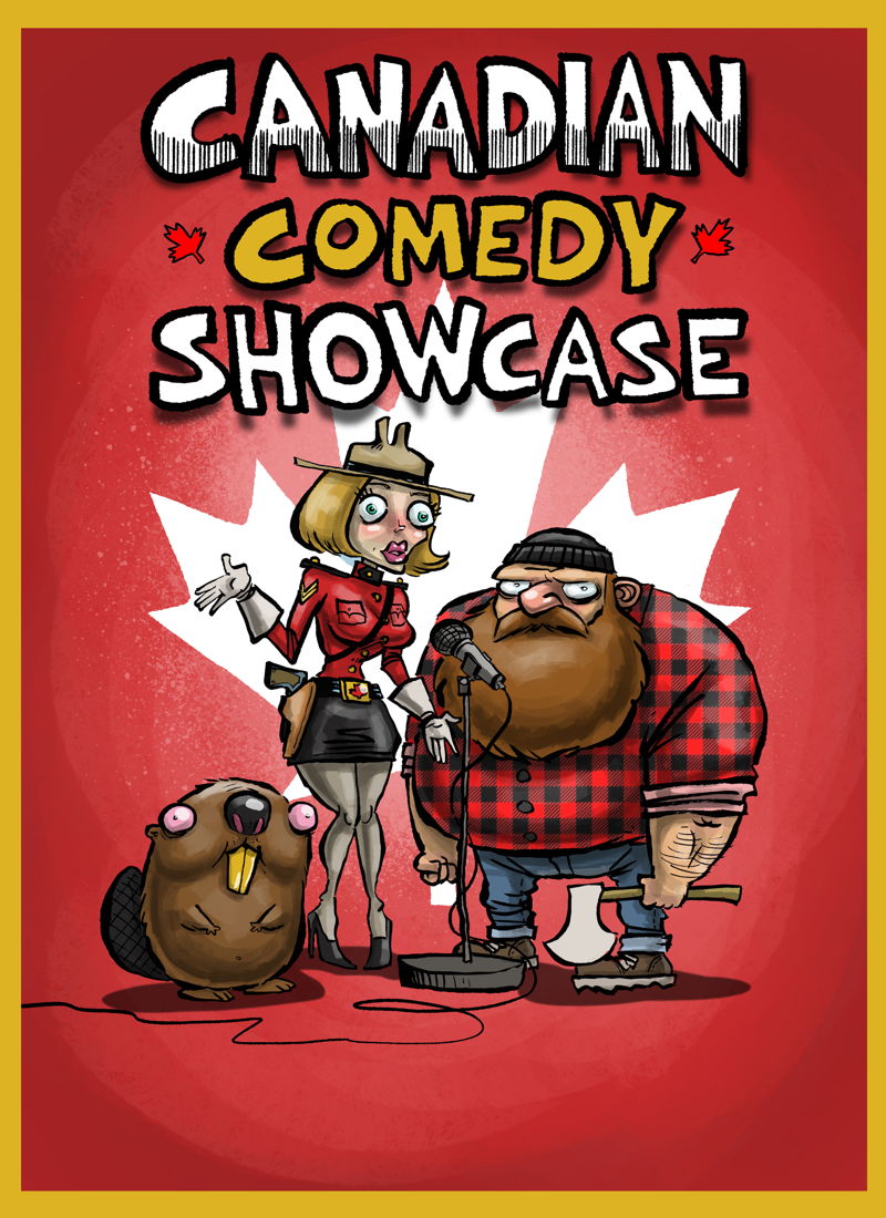The poster for Canadian Comedy Showcase