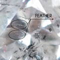 feather diamond imperfection