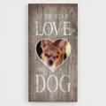 All I need is love and a Chihuahua dog canvas wall art
