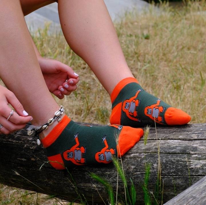 orangutan trainer socks