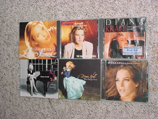 Diana Krall cd lot of 6 cd's - stepping out,all for you...