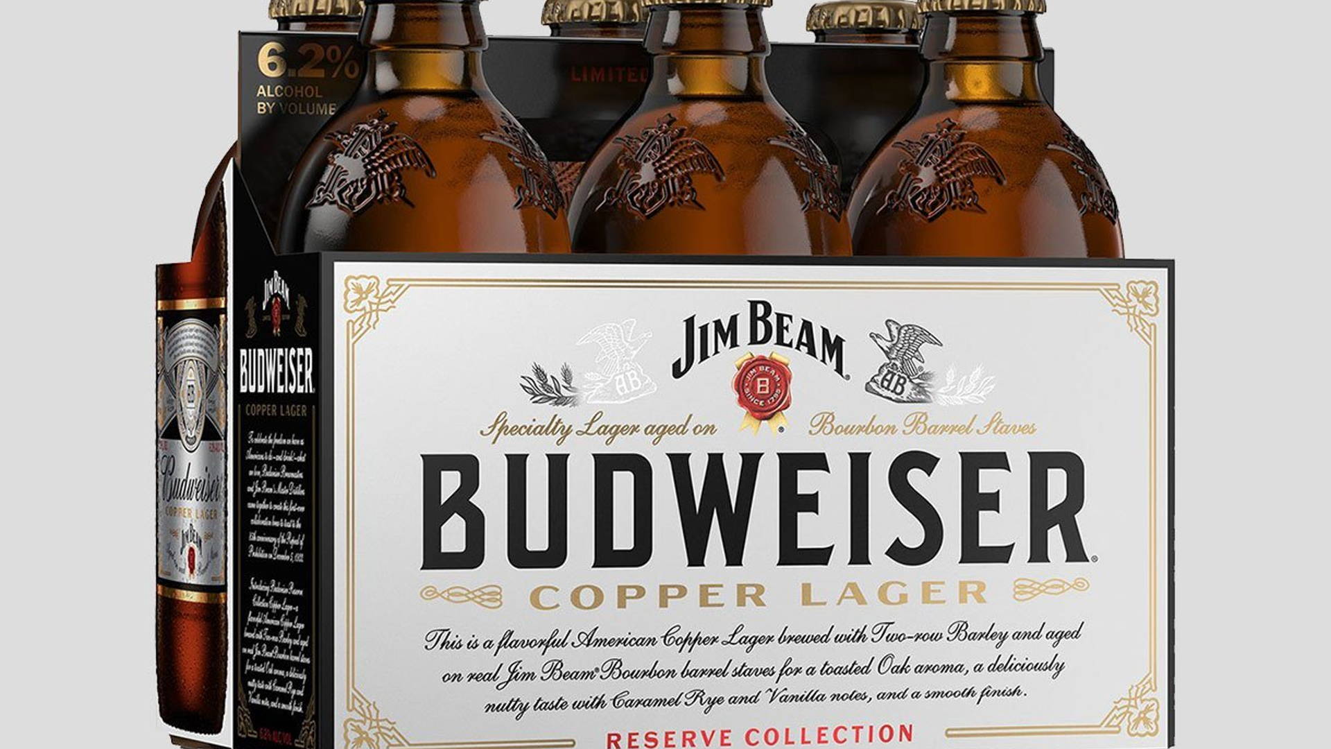 Featured image for Budweiser & Jim Beam Launch Limited-Edition Reserve Copper Lager